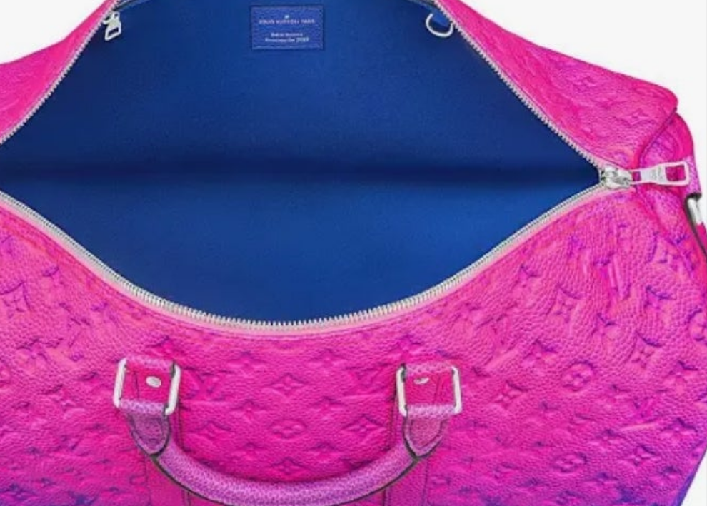 Louis Vuitton Keepall 50B
Taurillon Illusion Blue/Pink