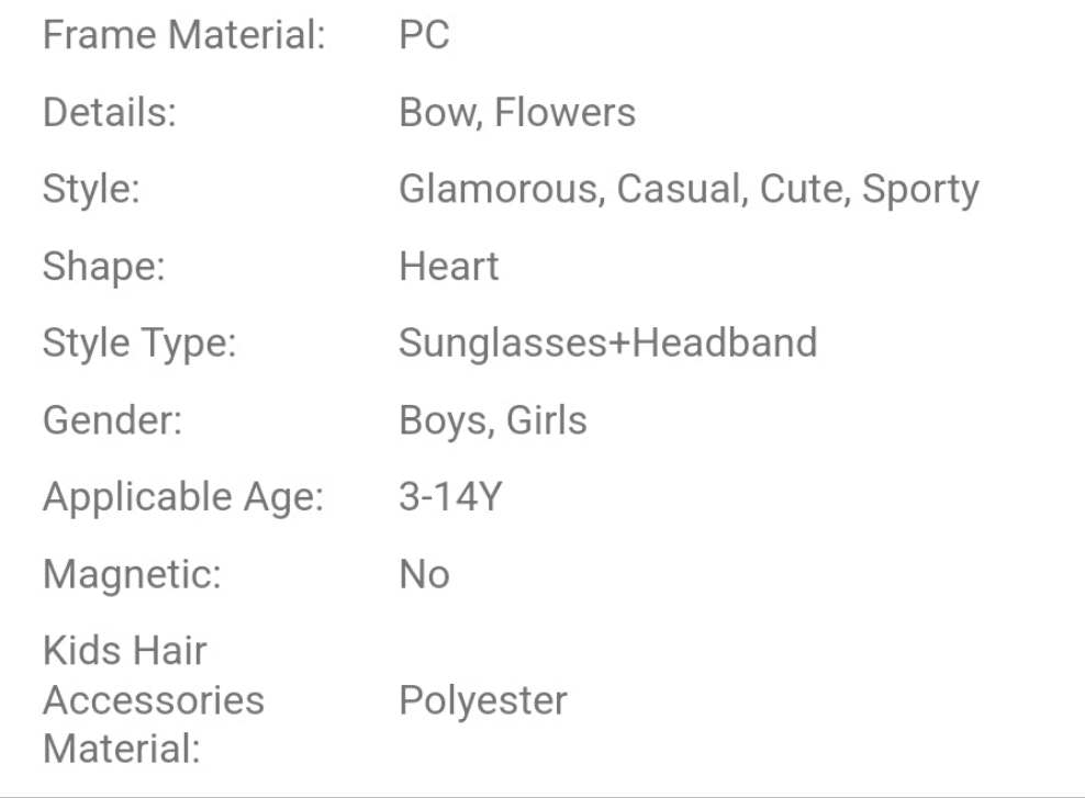 Baby Girls Boys Cute Solid Color Bowknot Hairband Flower Heart Fashion Glasses Kids Hair Accessories,Card Only Show,Don't Shipping(Due Light Cause,Eyeglass Lens Colors Have Some Error)