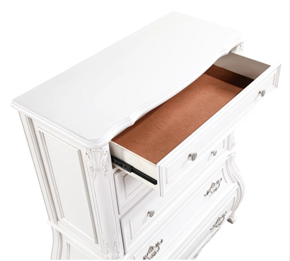 Luxury 5PC Bedroom Set White