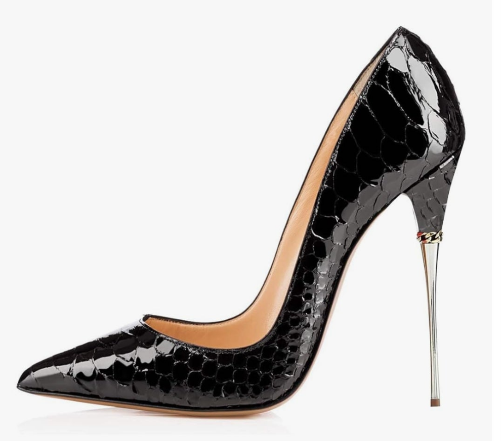 Sexy Slip On Pumps Stiletto Heels Pointy Toe Chic Party Evening Dress