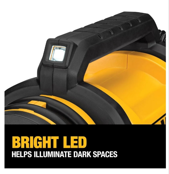 DEWALT 20V MAX Tire Inflator, Compact and Portable, Automatic Shut Off, LED Light, Bare Tool Only (