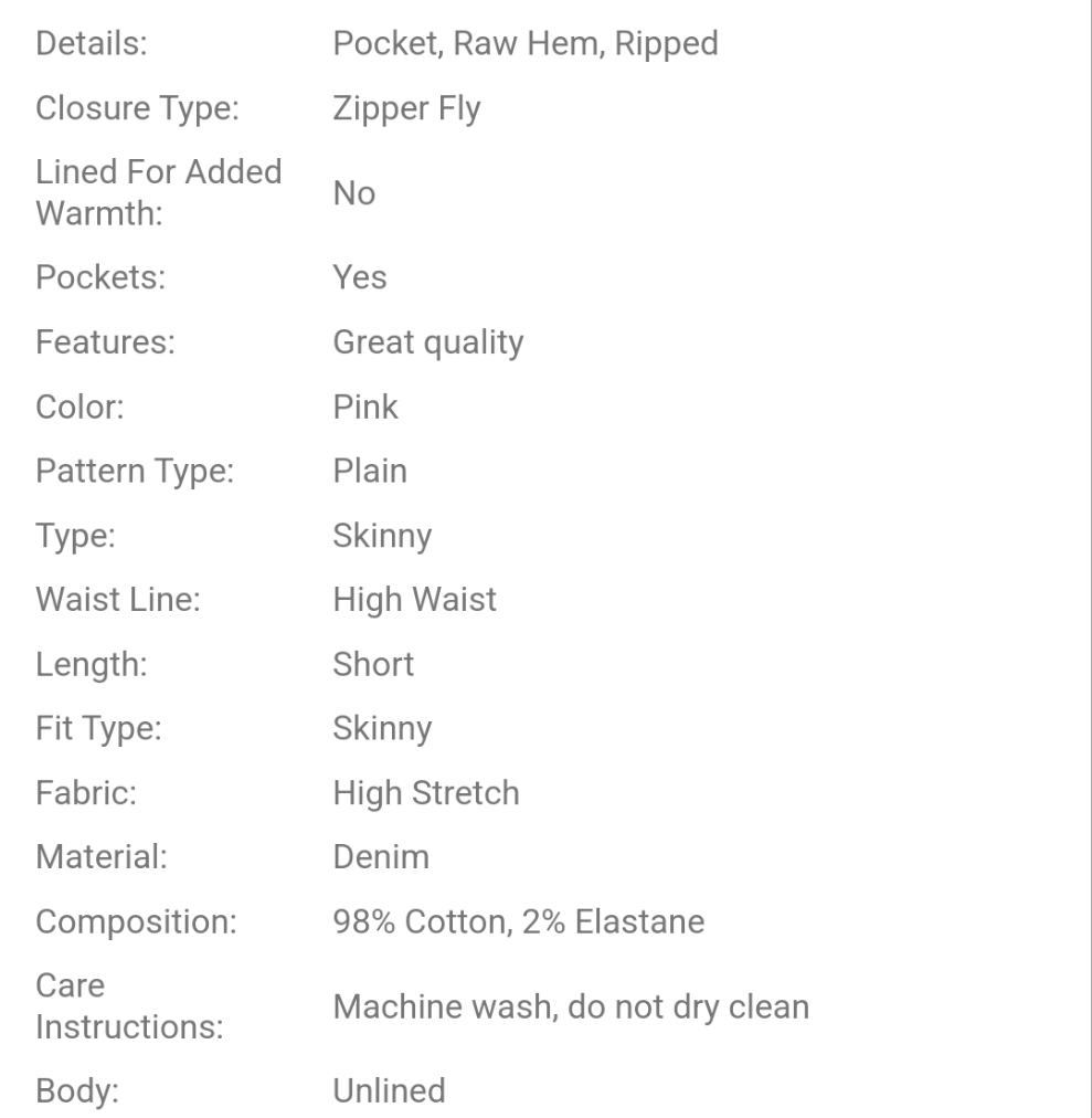 Plus Size Women's Denim Shorts Sexy Tight Elastic Ripped Pink Denim Shorts Women Shorts Short Jeans Women COCOMONEY