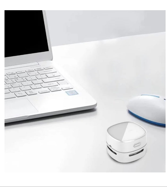 Desktop Vacuum Cleaner, Mini Table dust Sweeper Energy Saving,High Endurance up to 400 mins,360º Rotatable Design for Keyboard/Home/School/Office (Charging)