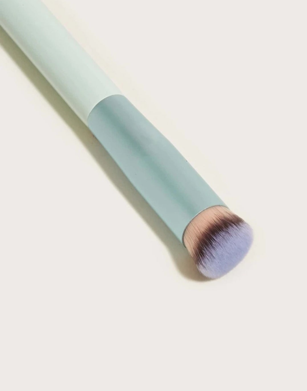 1pc Concealer Brush, Wooden, Professional, Neutral, Makeup Brush, Blending Brush, At Home Or On-The-Go