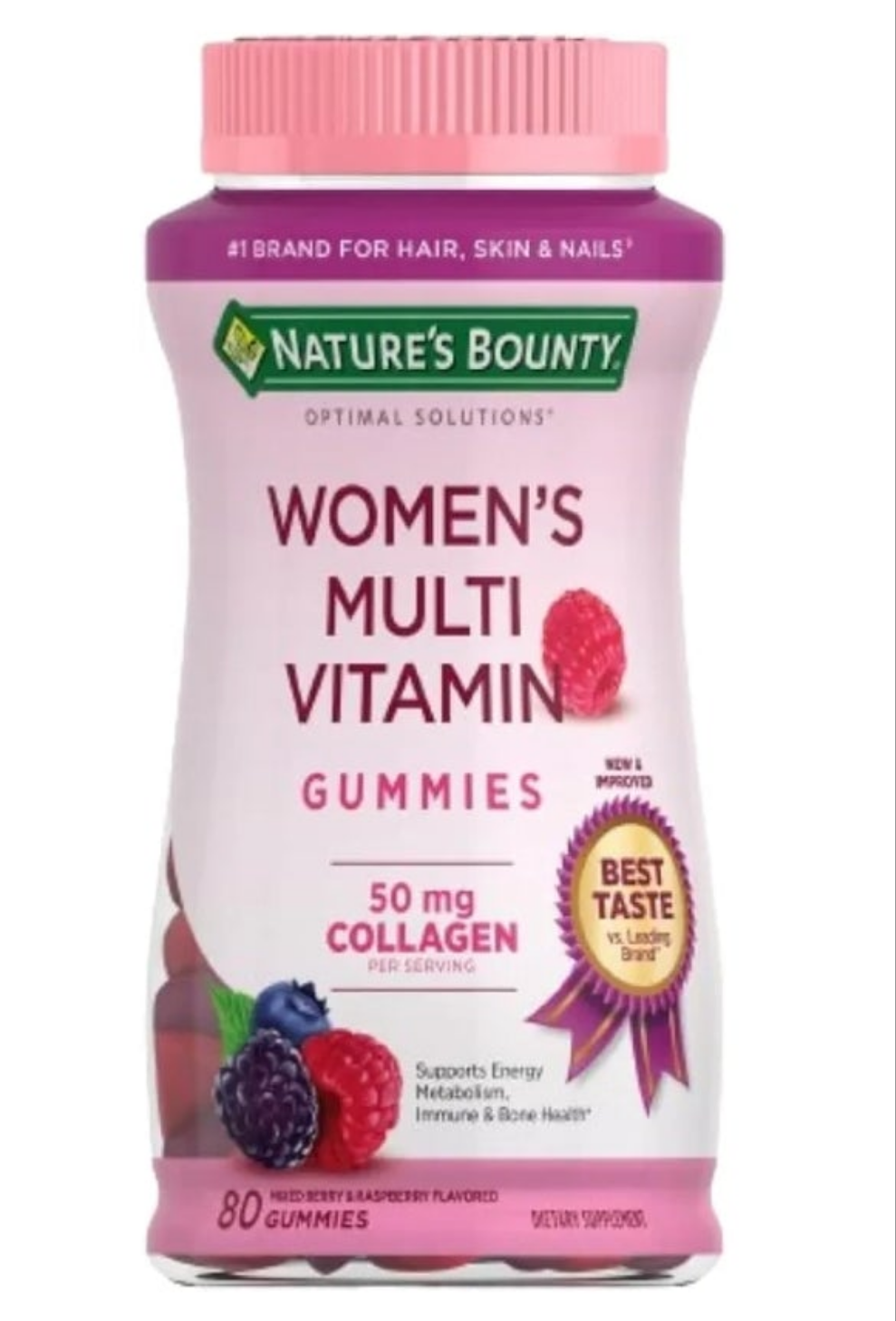 Hair, Skin & Nails Vitamin Gummies with Biotin, 2500 mcg, 80 Count, 40 Total Servings