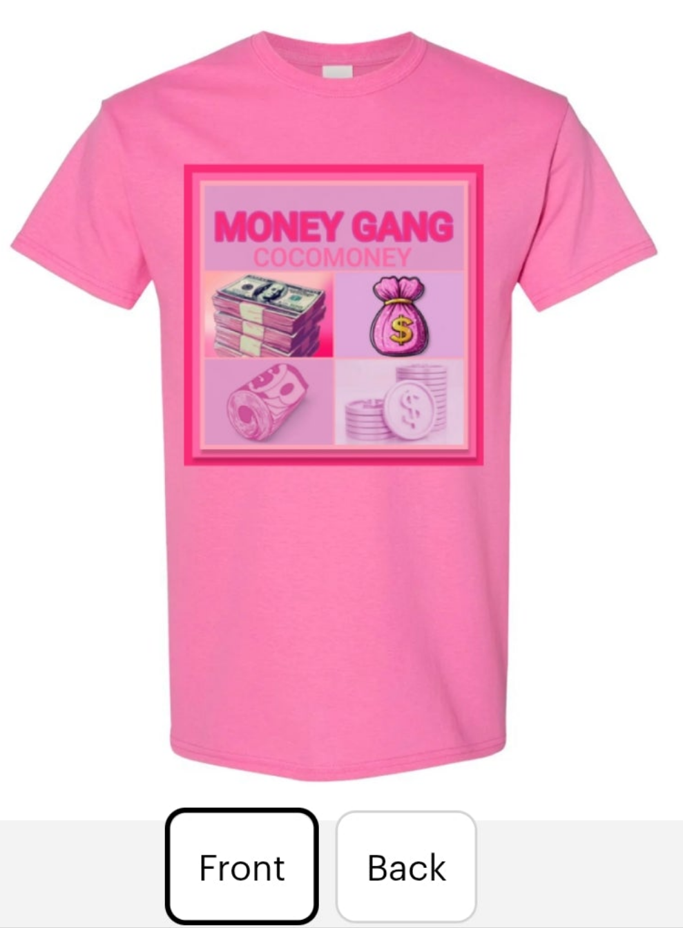 Money Gang Pink Merch Collection