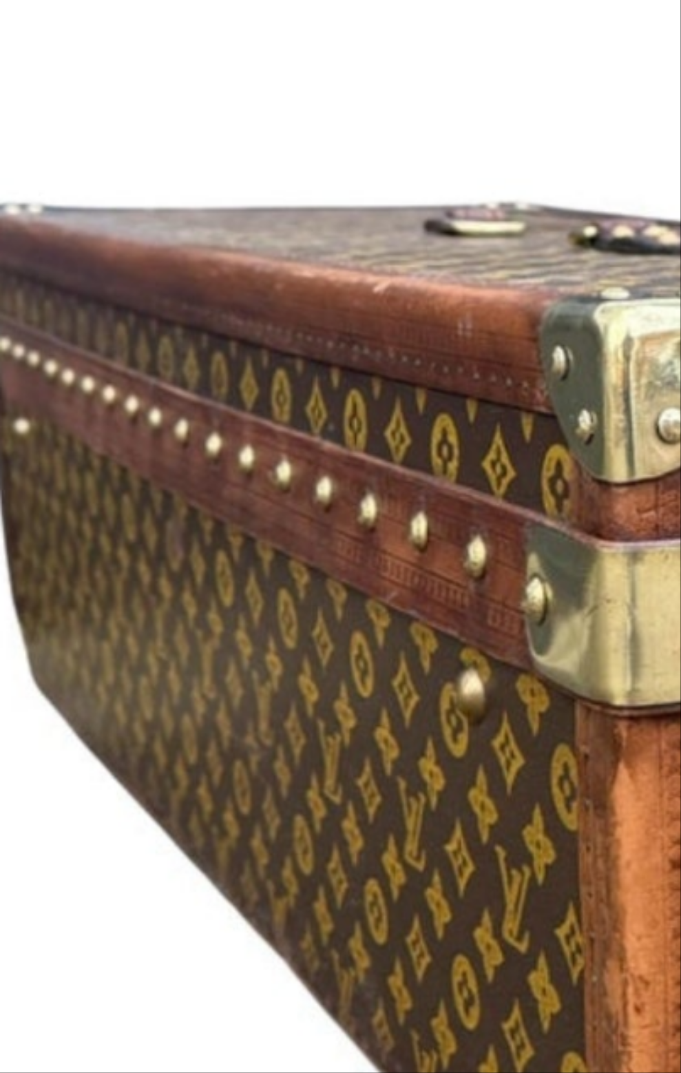 Antique 1910 Louis Vuitton Britannica encyclopaedia Trunk with the original encyclopaedias