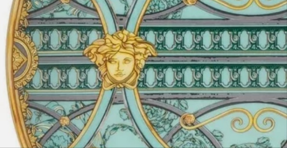 Versace Rosenthal - La Scala del Palazzo Verde - set of 6 flat plates ø cm 21