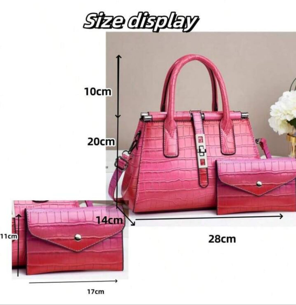 COCOMONEY Handbag and wallet 2pc set Pretty Lady