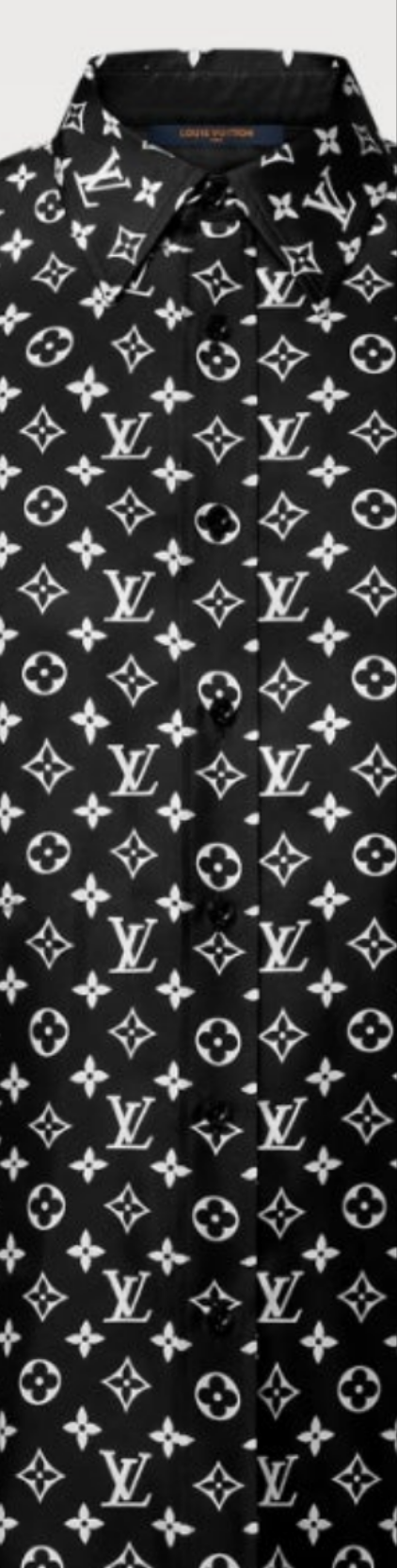Louis Vuitton Monogram Silk Shirt