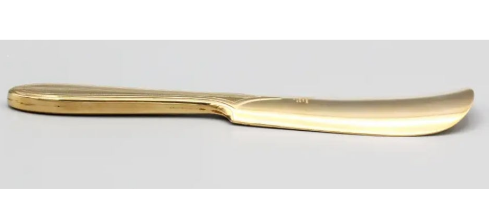 Tiffany & Co. Retro 14 Karat Gold Shoehorn