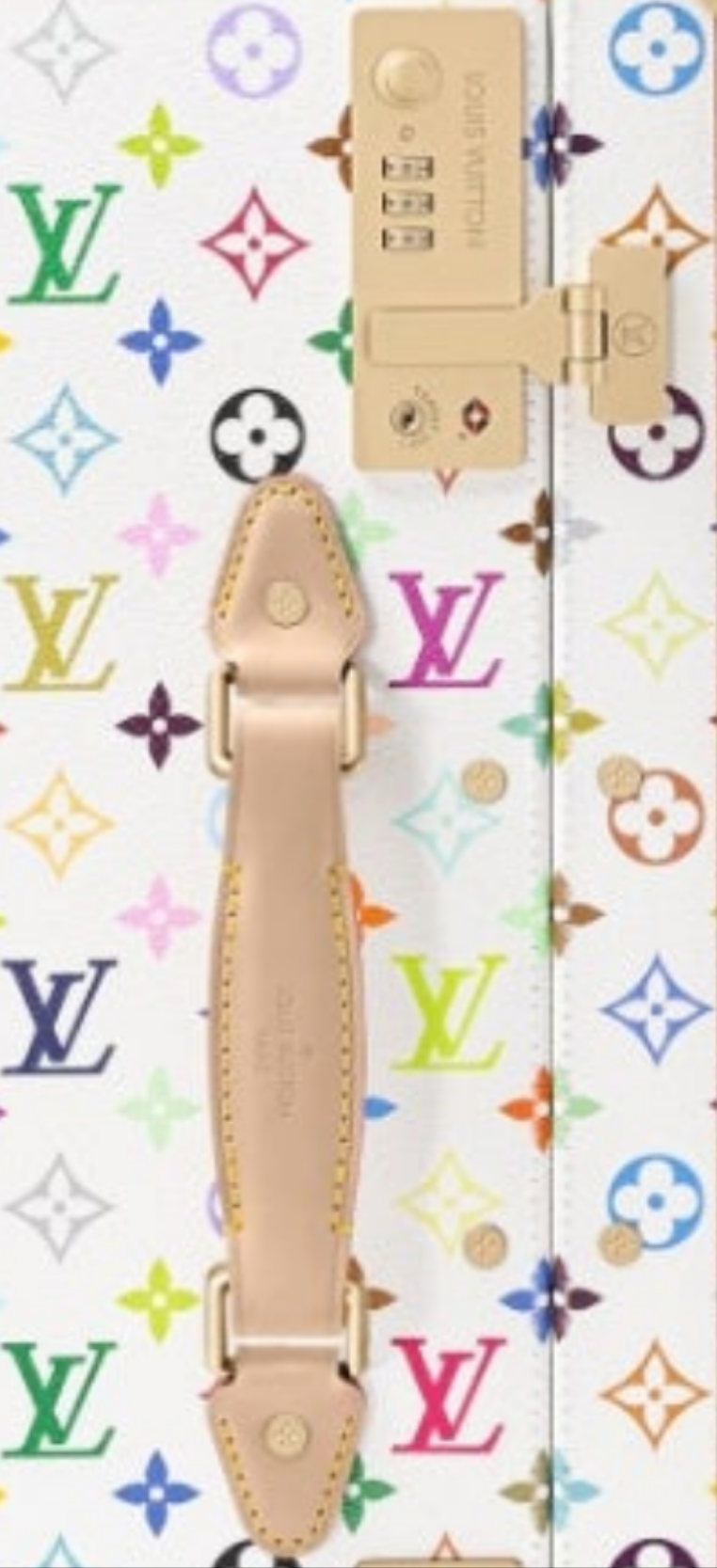 Louis Vuitton x Takashi Murakami Rolling Trunk
White Multicolored