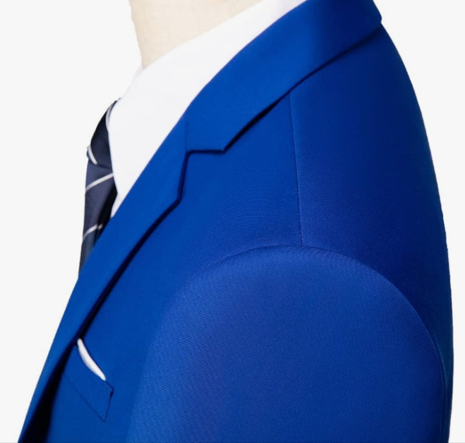Men's Suit Slim Fit 2 Button 2 Piece Suits for Men Party Formal Dress Solid Tuxedo Blazer Jacket Pants Set