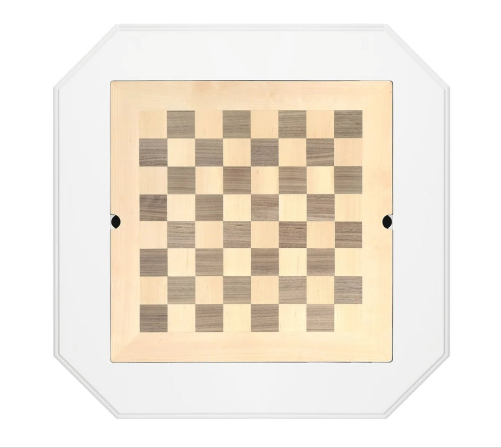 3 in 1 - Chess, Checkers, and Backgammon Game Table with Storage Solid Wood