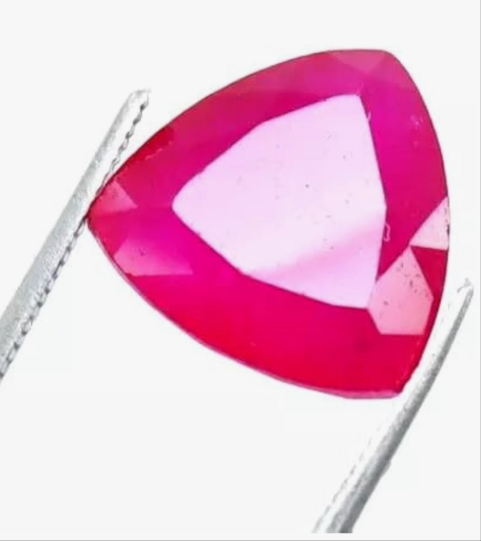 Rare Natural 9.00 Ct Red Beryl Bix-bite Radiant Cut Loose Gemstone GGI Certified Collectible Gem Stone Perfect for Creating Custom Jewelry Pieces Necklaces, Bracelets, and Rings