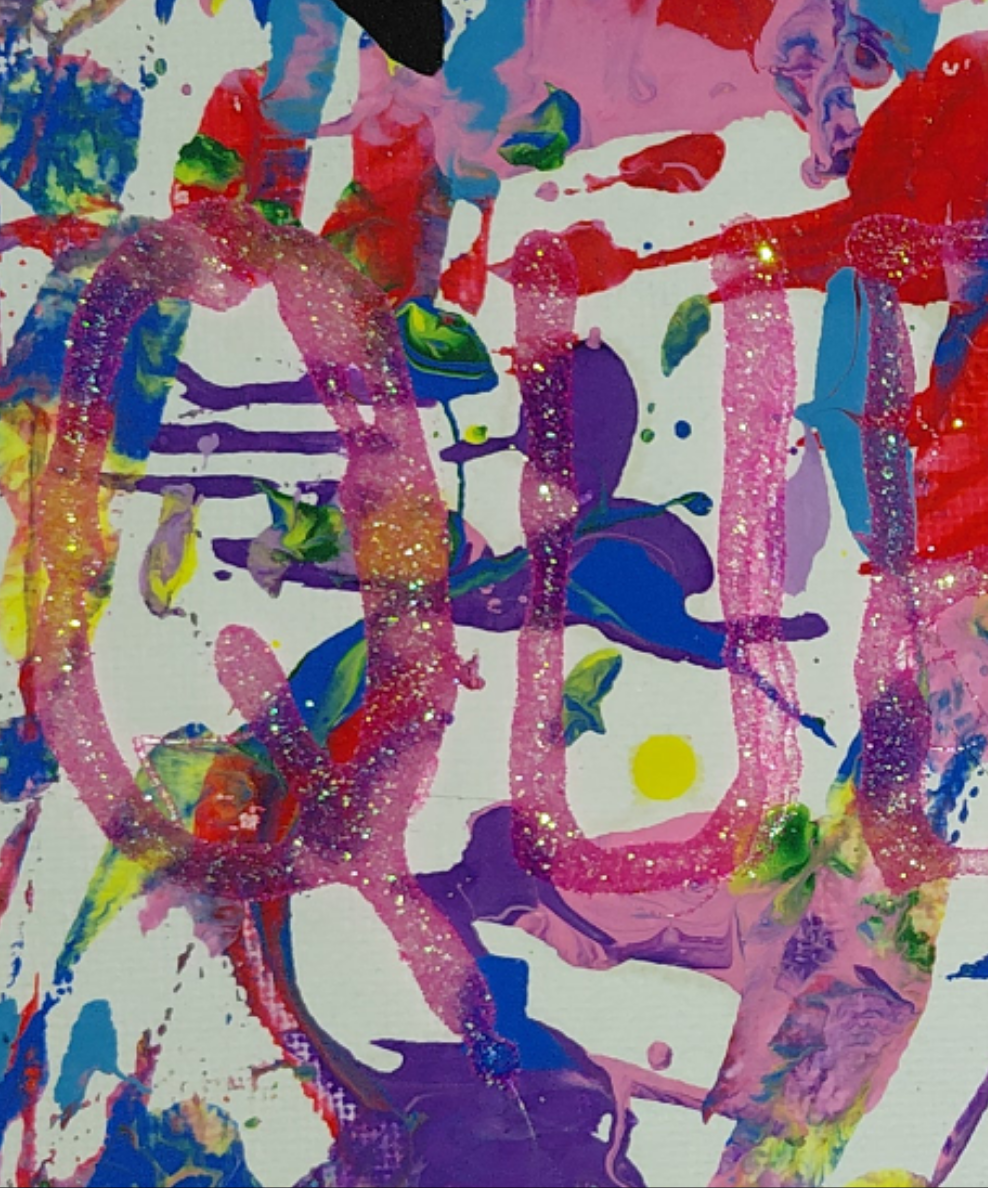 COCOMONEY ART Color Queen 1 OF 1 CUSTOM PIECE BY COCOMONEY painting on canvas