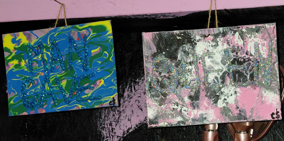COCOMONEY ART 1 OF 1 CUSTOM PIECE BY COCOMONEY painting on canvas acrylic