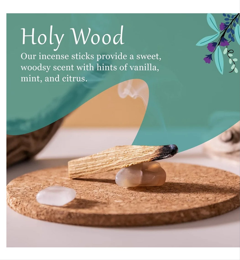 Incense Sticks for Spiritual Cleansing, Stress Relief, Meditation Accessories, Home Fragrance - Sustainably Wild Harvested - Pack of 6 - Alternative Imagination