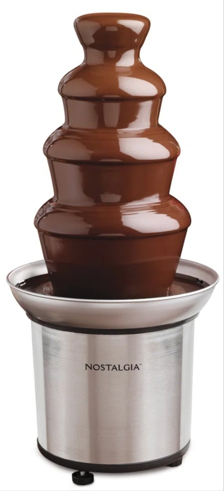 Electric Chocolate Fondue Fountain, 32-Ounce, 4 Tier Set