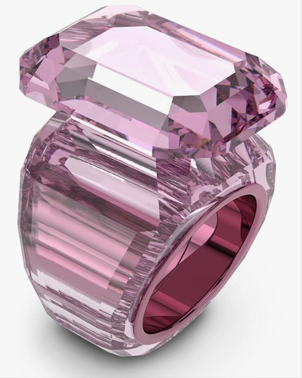 SWAROVSKI crystal Ring, Blue Crystal, Pink Crystal