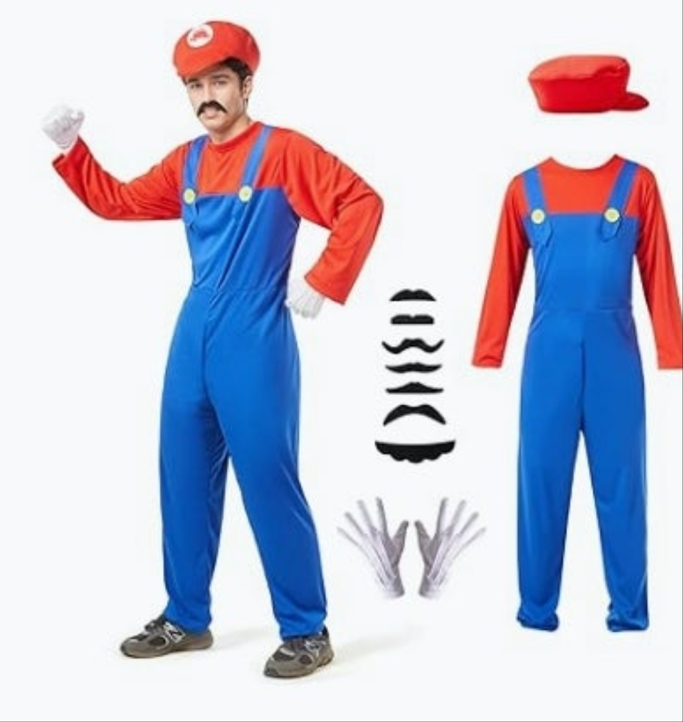 Adult Halloween costume comes with accessories show in its photo choose number by the costume you want