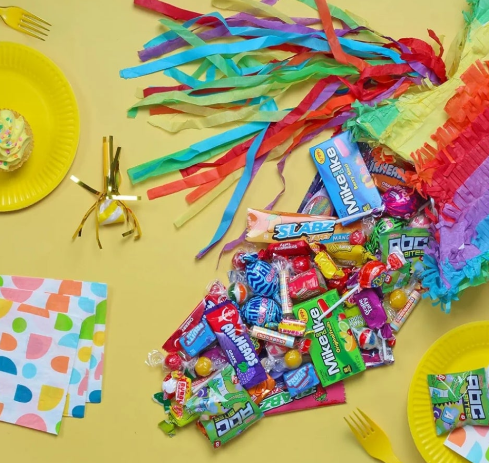 Bulk Party Mix - 8 Pounds - Variety Parade Candies - Piñata Candies - Individually Wrapped Candy - Assorted Candy