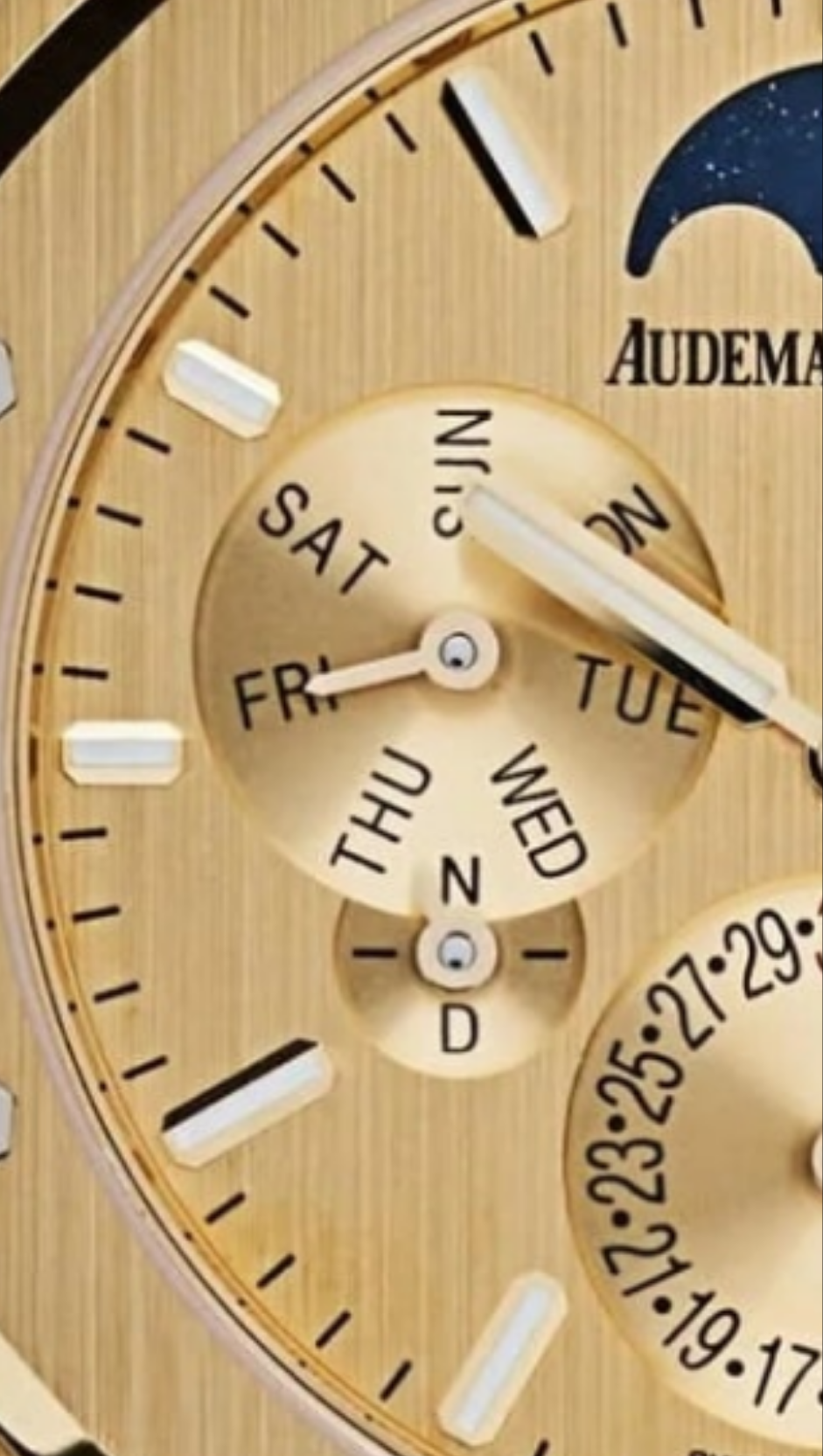 Audemars Piguet Royal Oak Perpetual Calendar Ultra-Thin 26586BA.OO.1240BA.99 Watch Yellow Gold Limited Edition