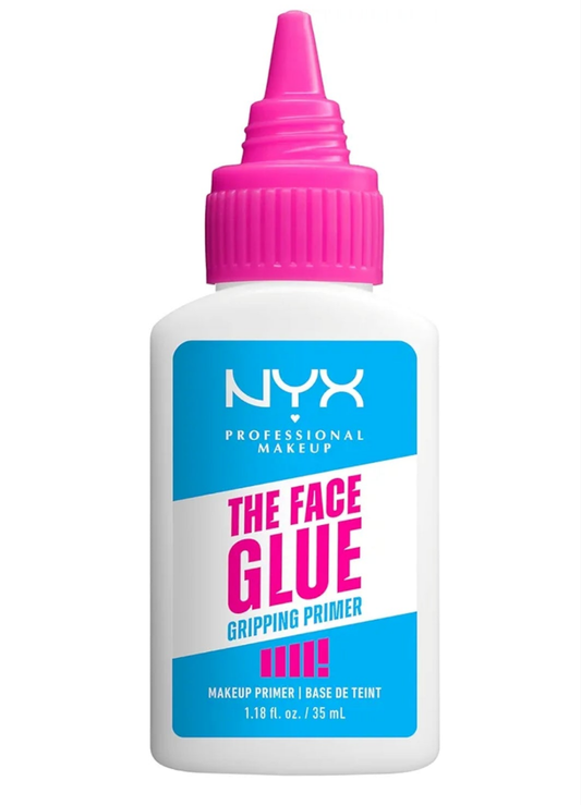NYX PROFESSIONAL MAKEUP The Face Glue Gripping Primer, Hydrating Makeup Primer with Up To 24HR Wear, Vegan & Cruelty Free