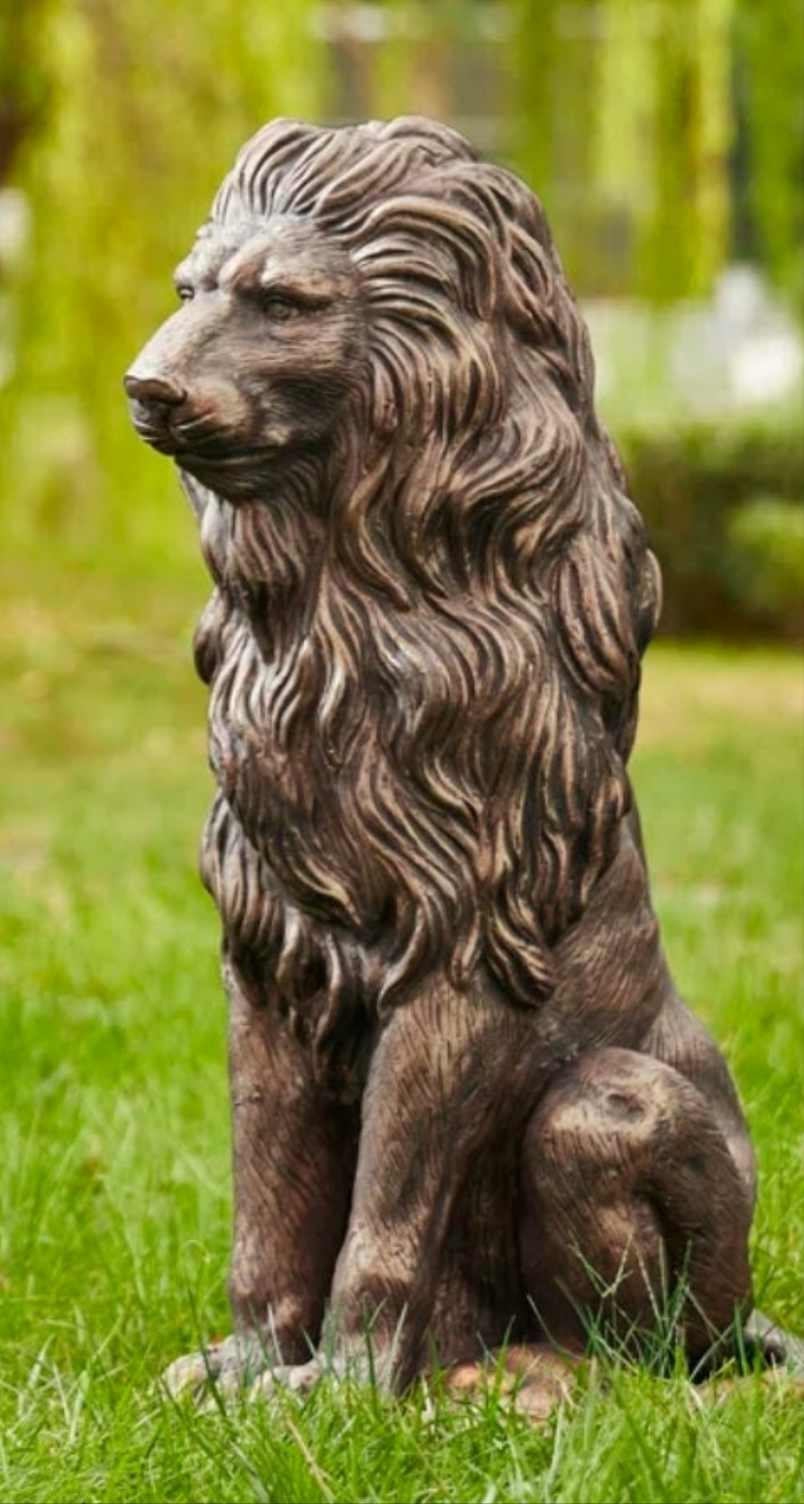 Lion Animal Garden Statue Outdoor Garden Walway Entryway Porch Balcony