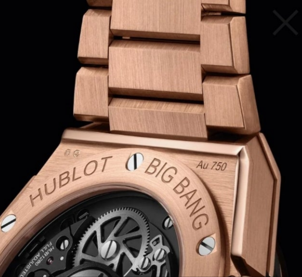 Hublot Big Bang Chronograph 18K King Gold & Colored Gemstones Man's Watch, 451.OX.1180.OX.3999