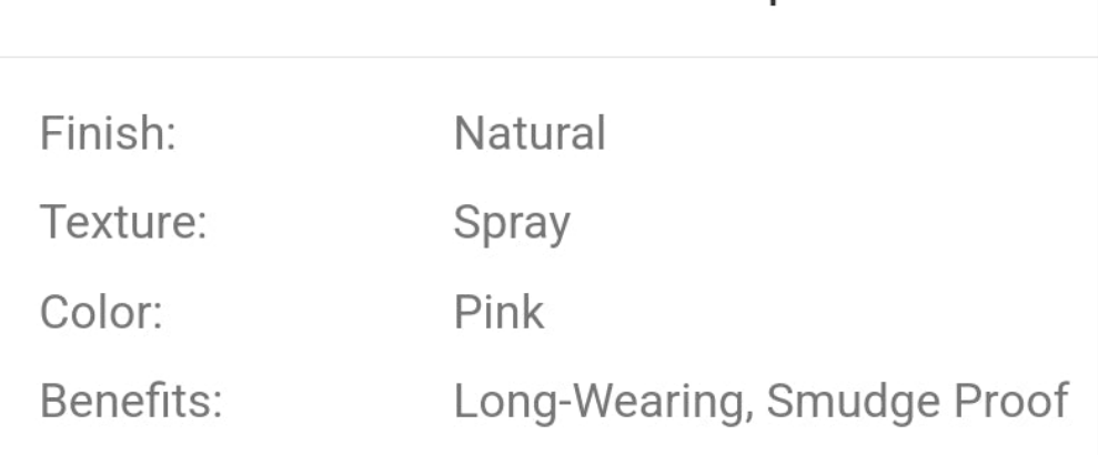 Setting Spray Moisturizing Oil Control Moisturizing Setting spray