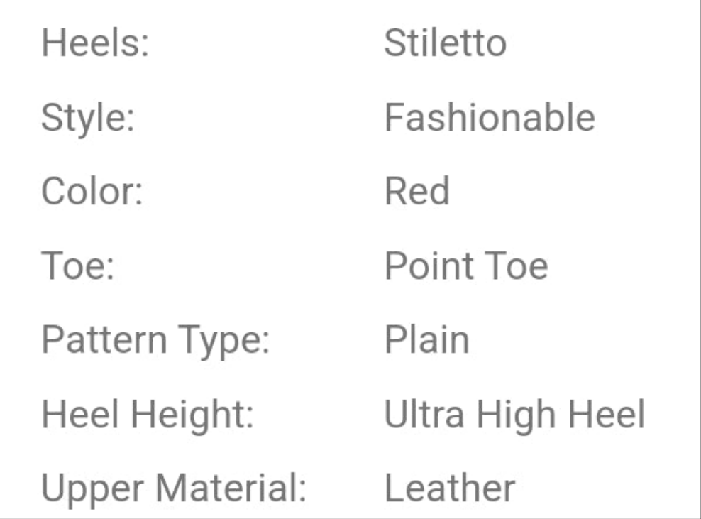 Hot-Selling Colorful High Heels Stiletto Party Shoes
