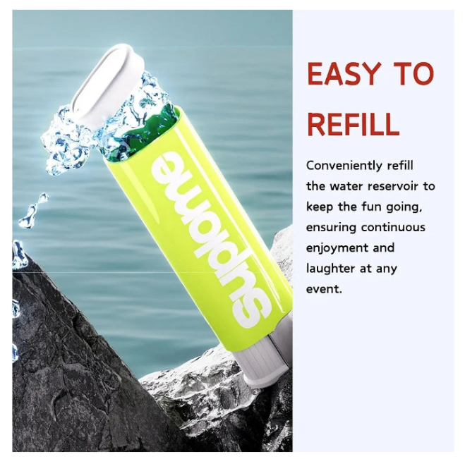 Water Gun Lighter - Realistic Prank Lighter with Powerful Water Jet for Harmless Fun and Lighthearted Pranks