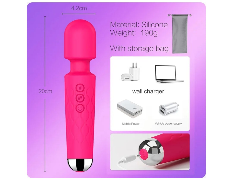 Vibrator Adult Sex Toys for Women, Vibrators Thrusting Dildos Sex Toys with 20 Patterns and 8 Speeds, G Spot Clit Stimulator Pleasure Tools for Female Couples Games Vibradores (