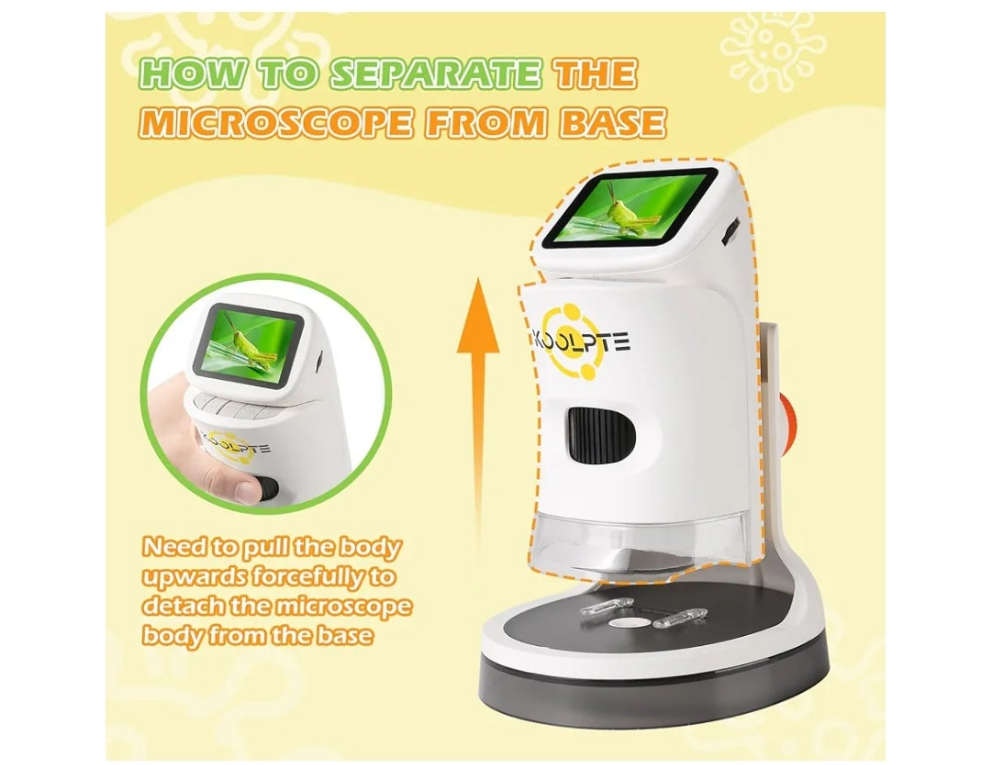 Microscope for Kids, handheld microscope choose from 3 options below ages 5 and up explore nature in depth see things closer than usual