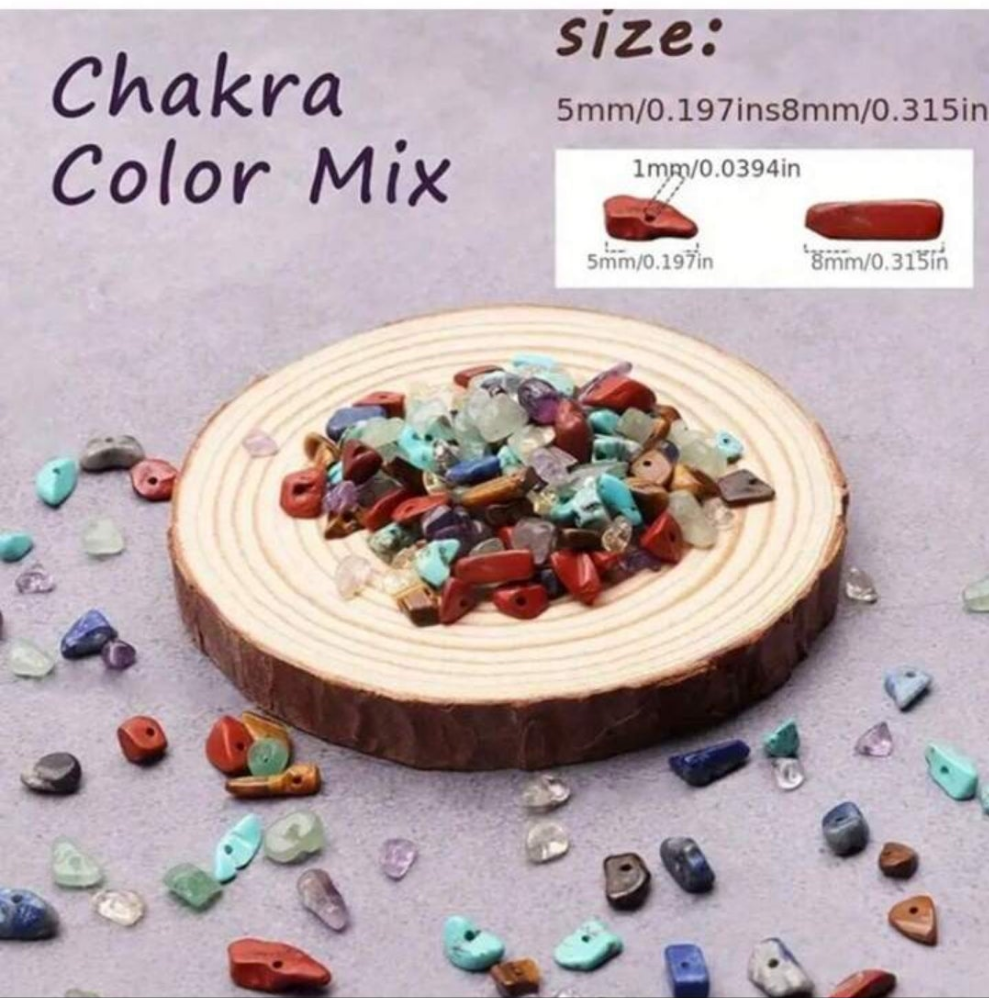 450pcs Asymmetrical Stone Beaded Jewelry Accessories, 15 Colors, For DIY Handmade Jewelry And Bracelets