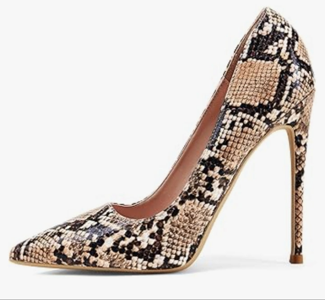 Women Pumps, Pointed Toe High Heel 4.7 inch/12cm Party Stiletto Heels Shoes Matte