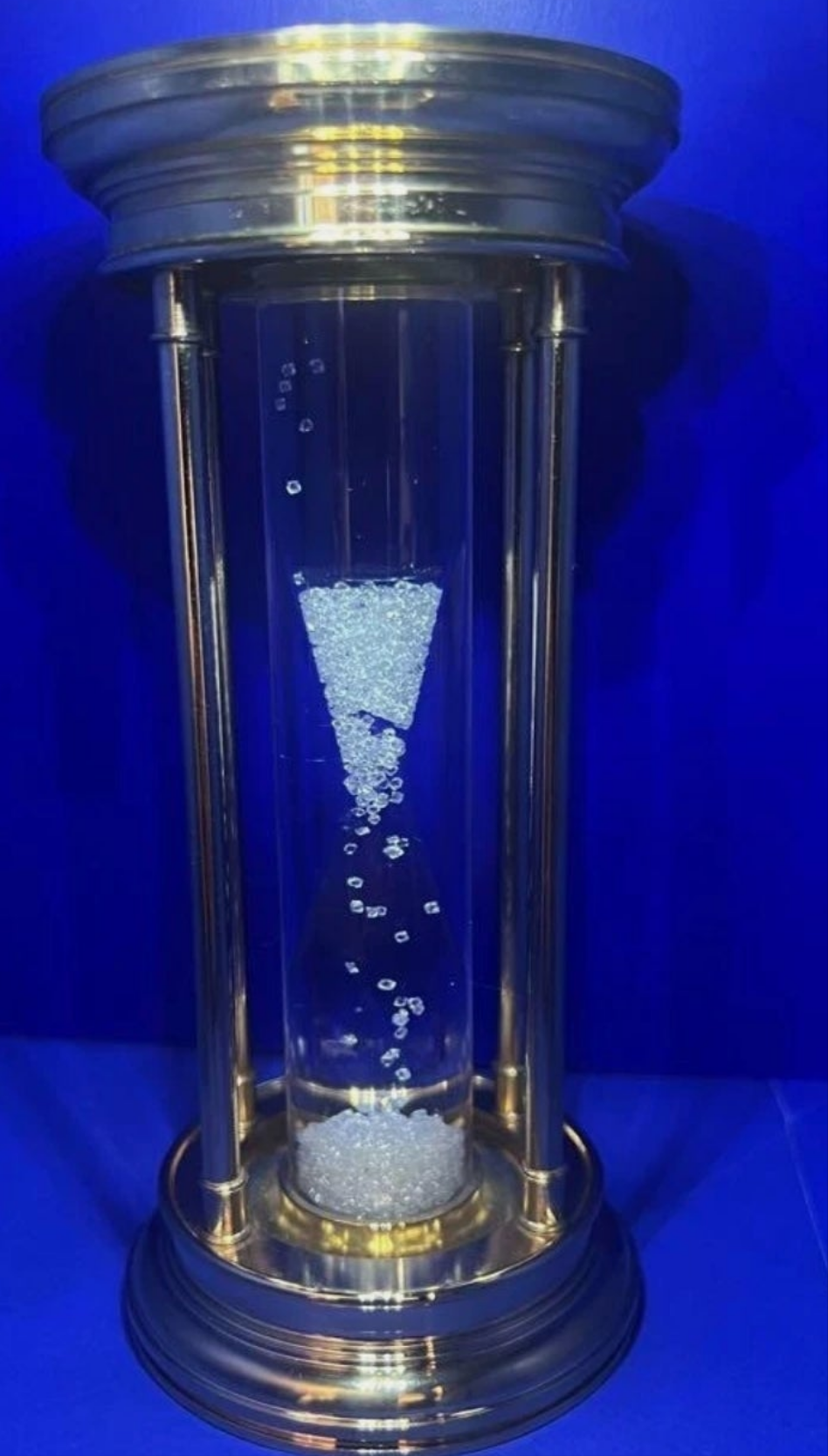 Incredible Diamond De Beers Limited Edition Millennium 2000 Diamond 2000 natural diamonds approx weight 36ct and Brass.