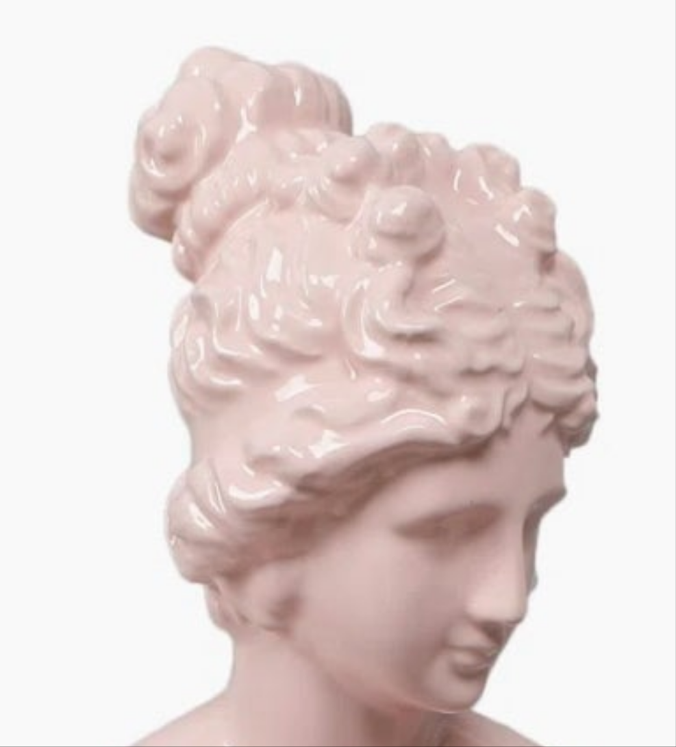 12 in Ceramic Greecian porcelain sculpture statue collectable