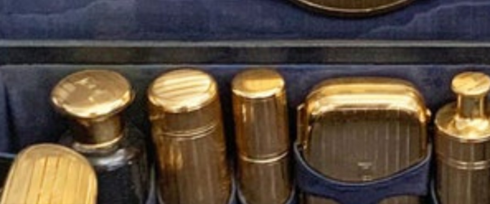 Cartier Antique Vanity Set in 14 Karat Gold