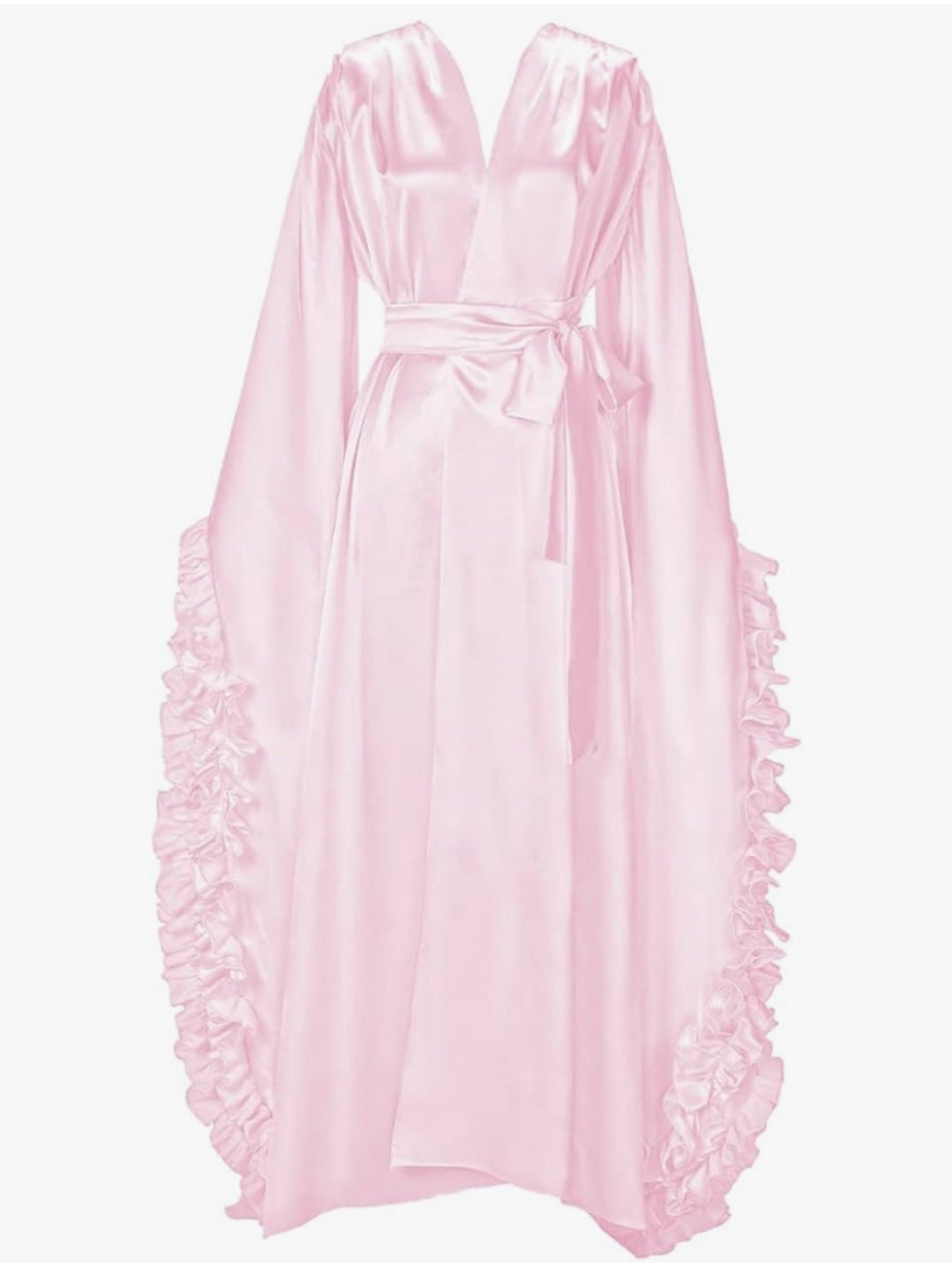 Satin Robe Long Bath Robe Sleepwear Wedding Bridesmaid Robe Photoshoot
