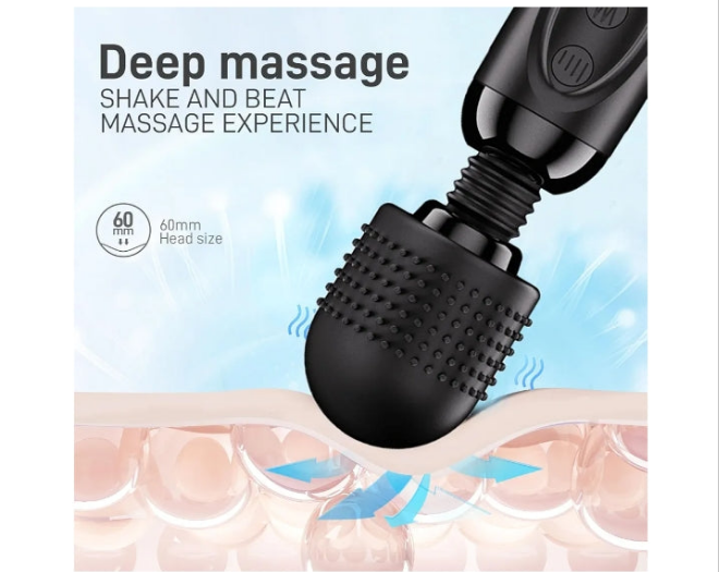 Body Back Relaxation Massager -Black