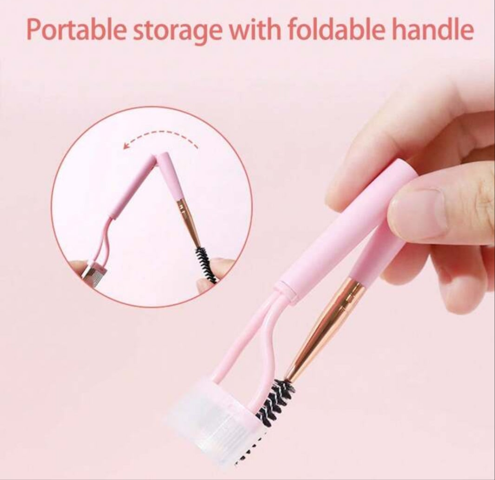 Lash Separator Comb, Ultrafine Steel Comb For Separating And Curling Eyelashes, Suitable For Travel And Daily Use, An Ideal Gift For Relatives, Friends And Girlfriend
