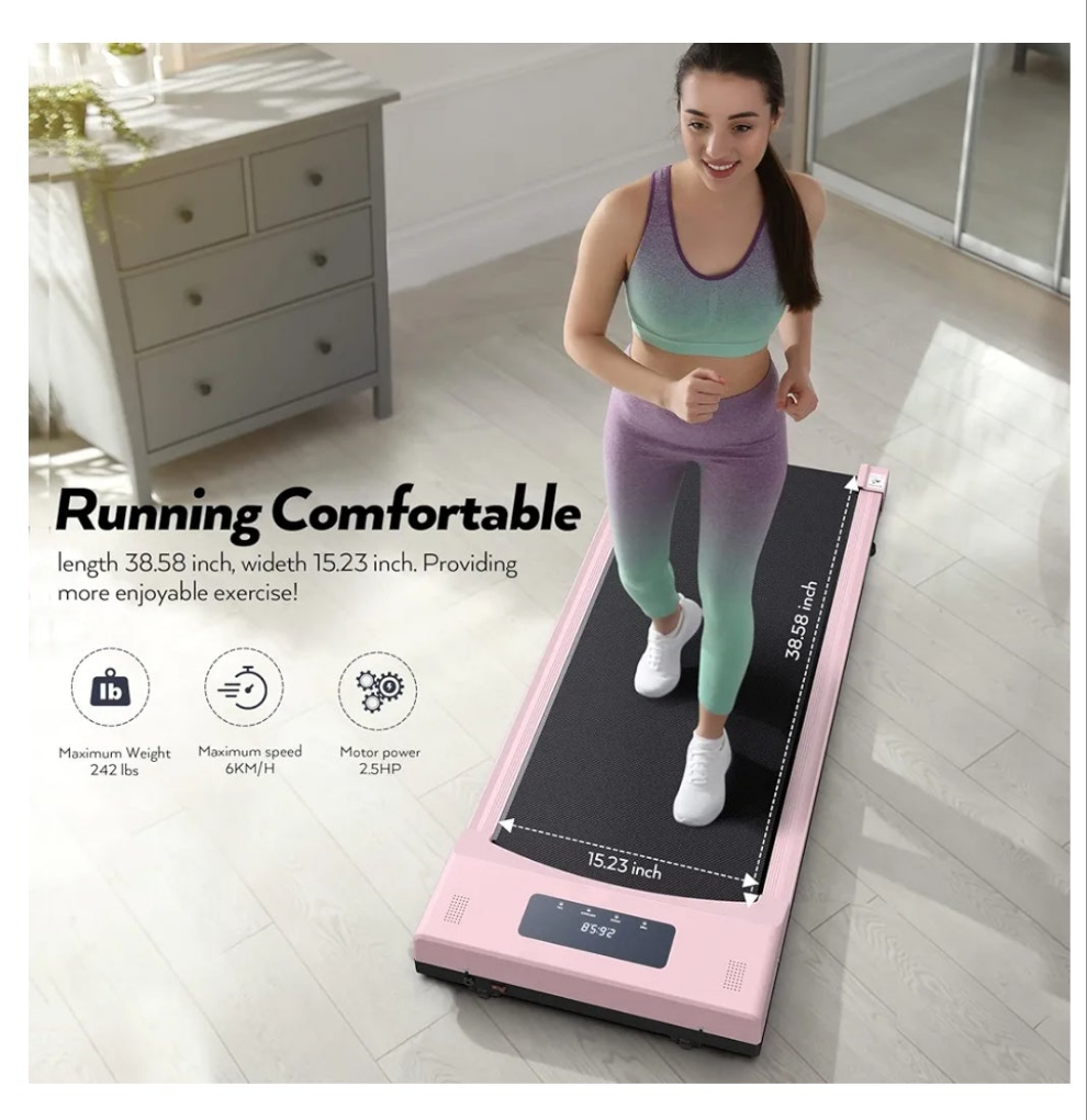Treadmill pink or white