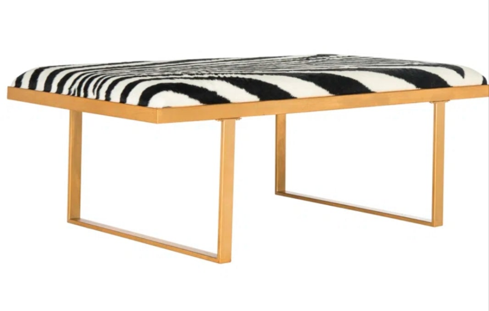 Zebra striped table or seating