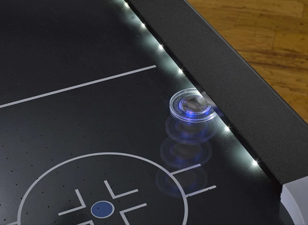 Air Hockey Table with Digital Scoreboard and Lights