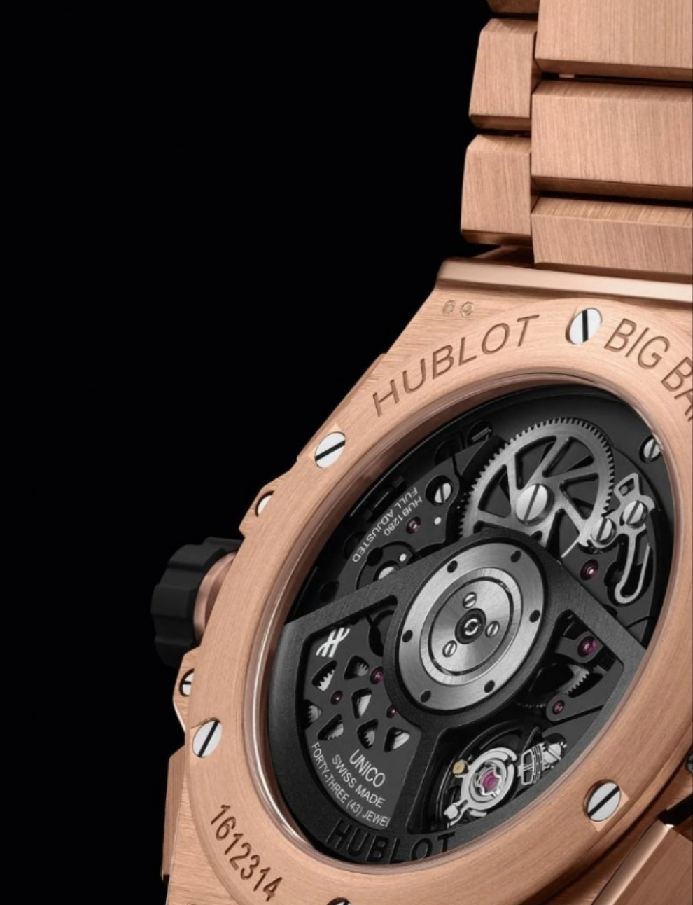 Hublot Big Bang Chronograph 18K King Gold & Colored Gemstones Man's Watch, 451.OX.1180.OX.3999