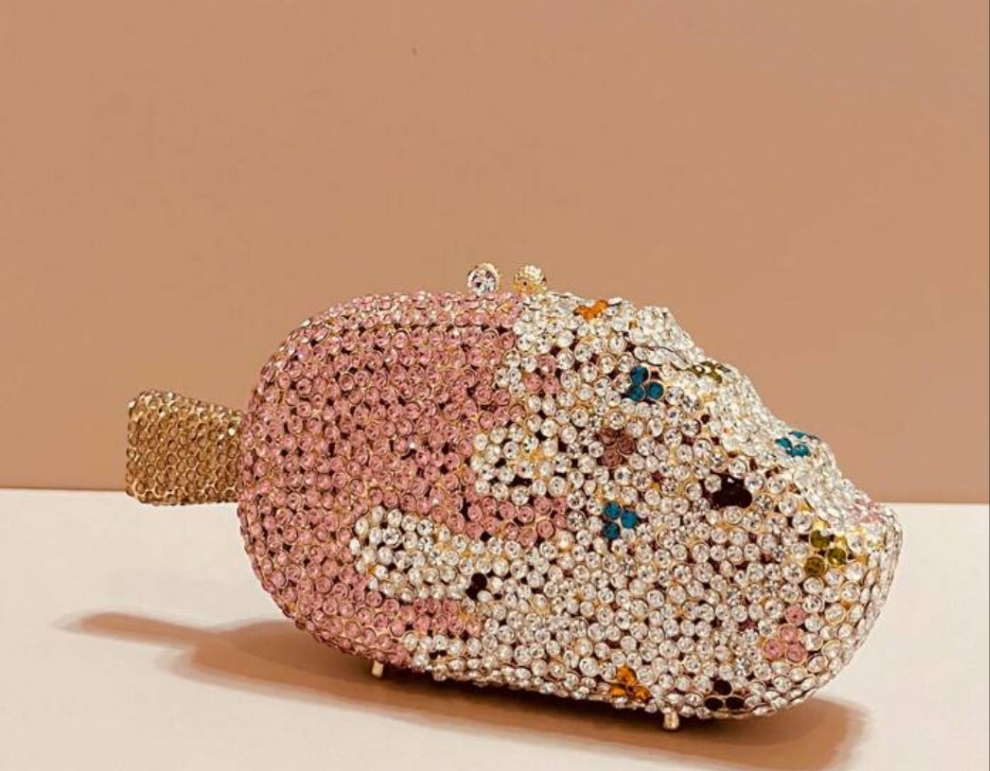 COCOMONEY Miss Icy Clutch Evening Bag