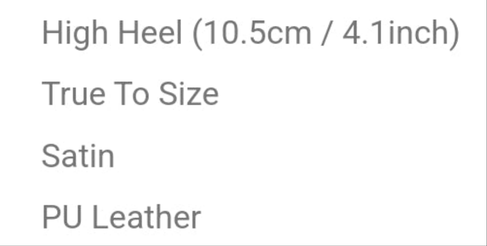 High Heels Shoes Pointed Toe Rhinestone Special Heel