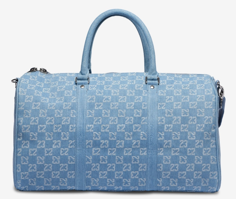 Michael Jordan Monogram Duffel Bag Blue